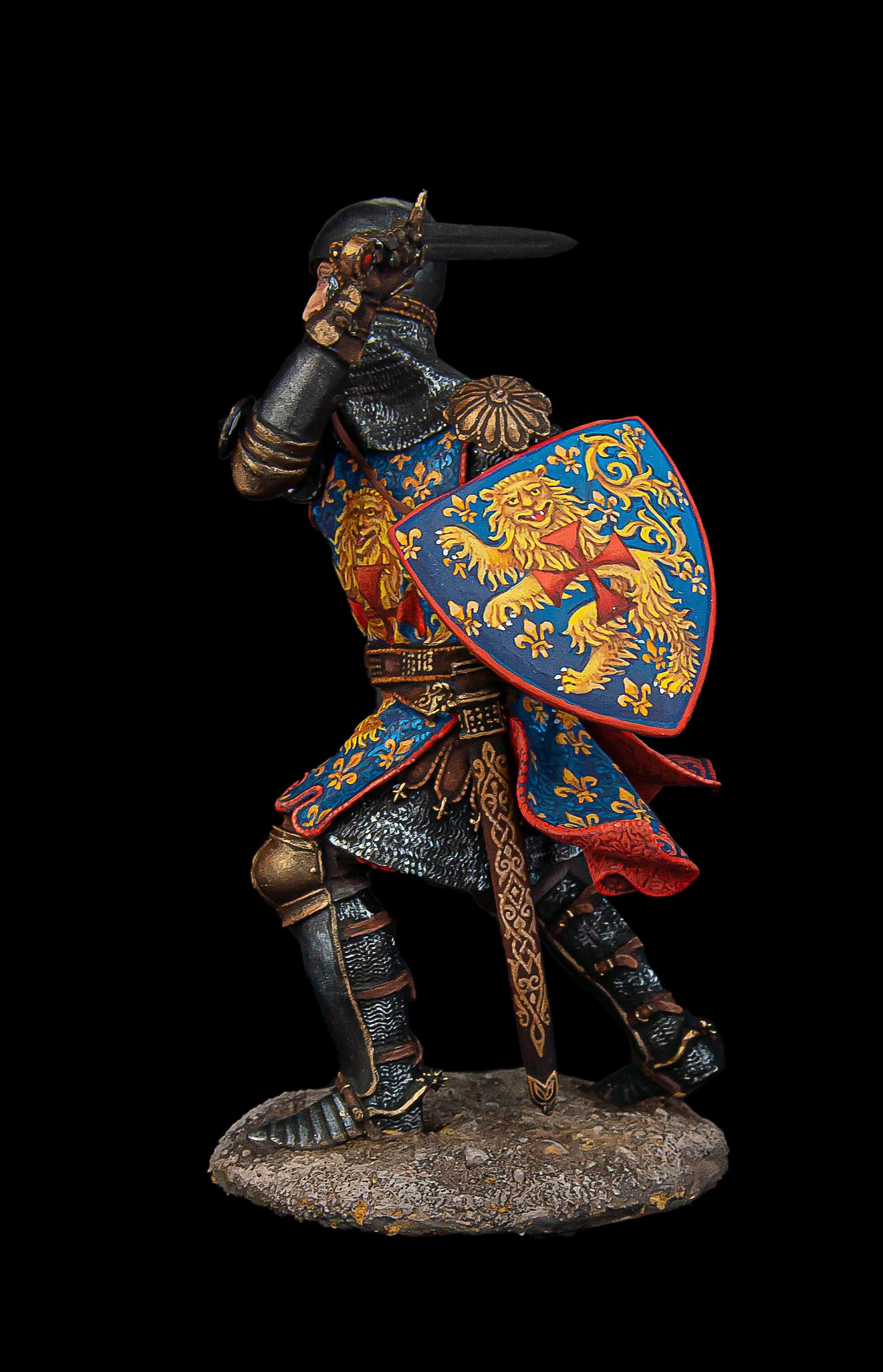 ブリキの兵隊博物館 (TOP) イギリスの騎士、1340-1360 90 mm 中世と