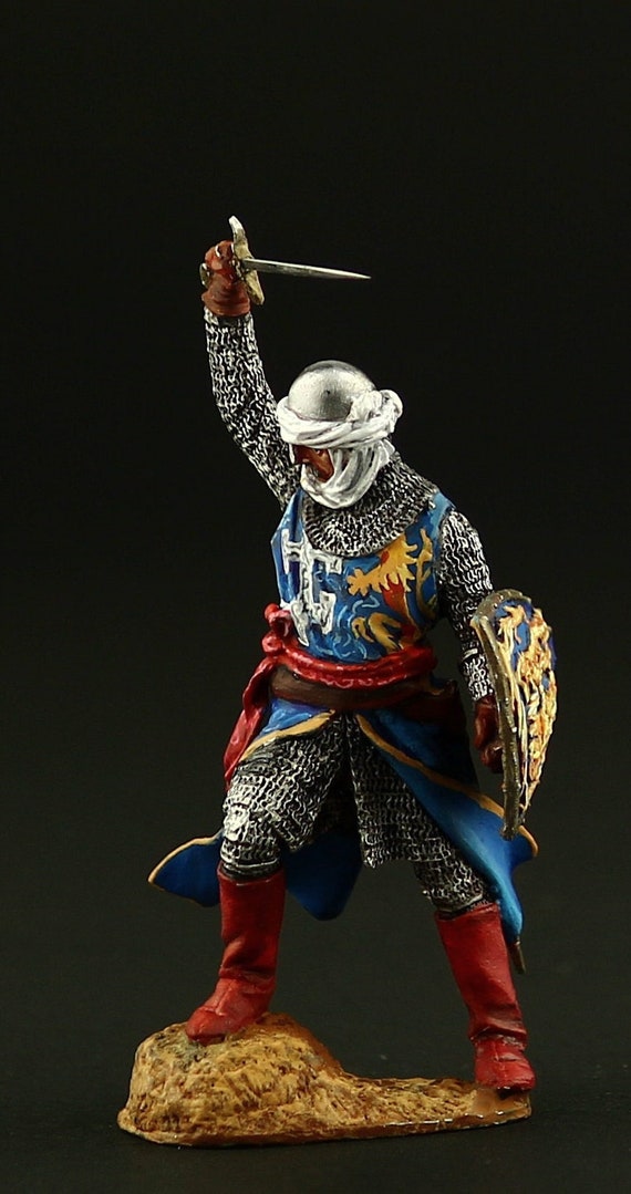 Tin Soldier Collectible Medieval Knight in Holy Land XII C. Etsy