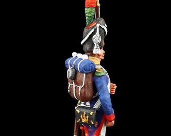 Soldat de plomb 54 mm de collection Grenadier de la garde impériale, 1804-15 guerres napoléoniennes - Canada
