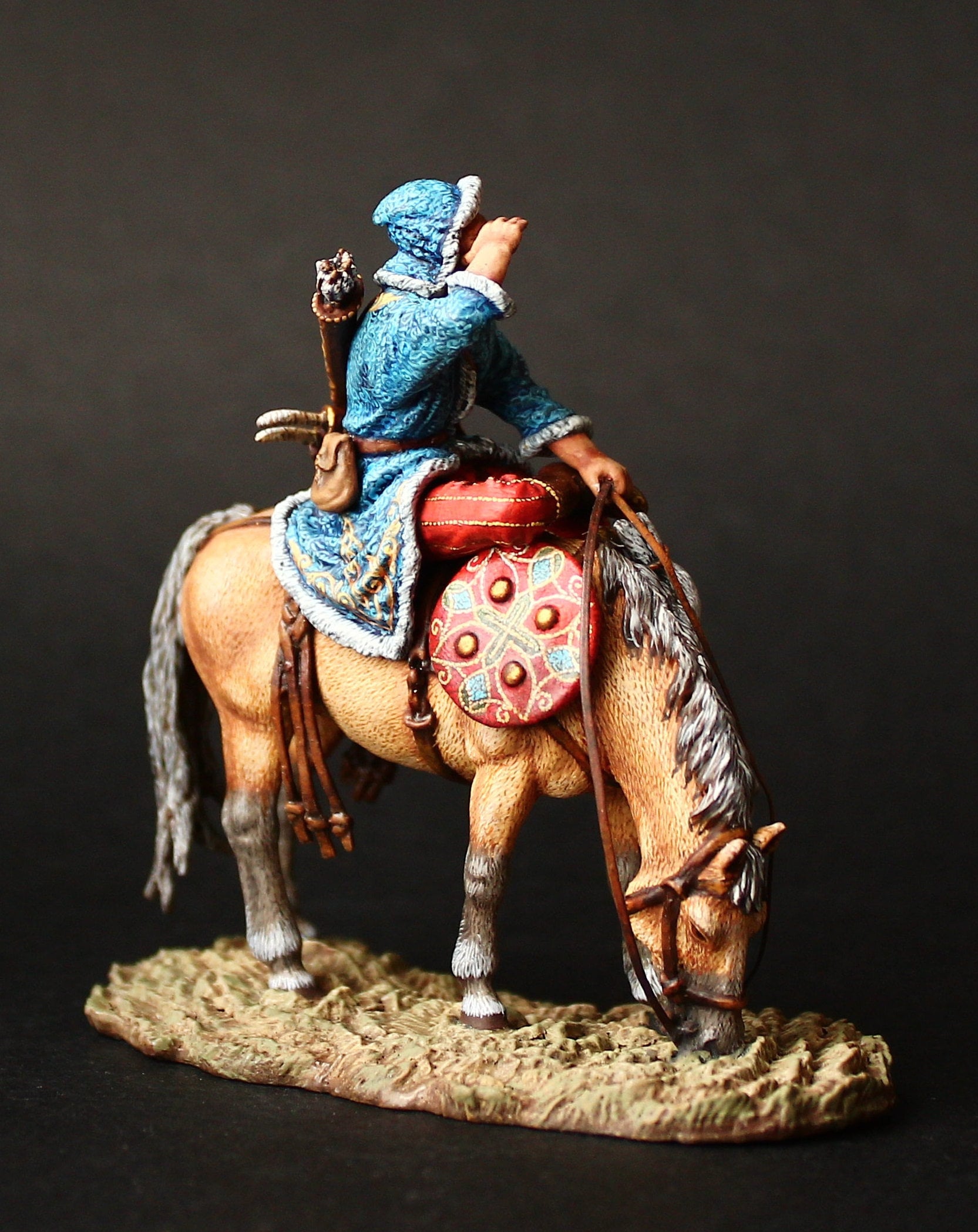 ブリキ兵博物館 (TOP) フン族騎馬弓兵、450 54 mm バイキング