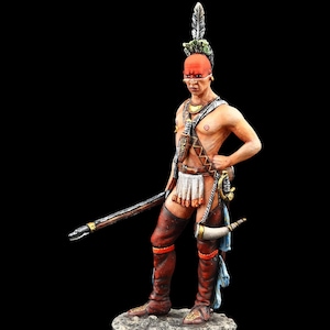 Tin soldier Museum (TOP) Mohawk Warrior  54 mm American Natives
