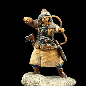 Tin soldier Museum (TOP) Mongolian Archer 54 mm Golden Horde