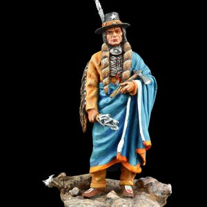 Tin soldier Collectible Comanche 54 mm American Natives