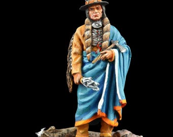 Tennsoldat samlarfigur Comanche 54 mm amerikanska ursprungsbefolkningar