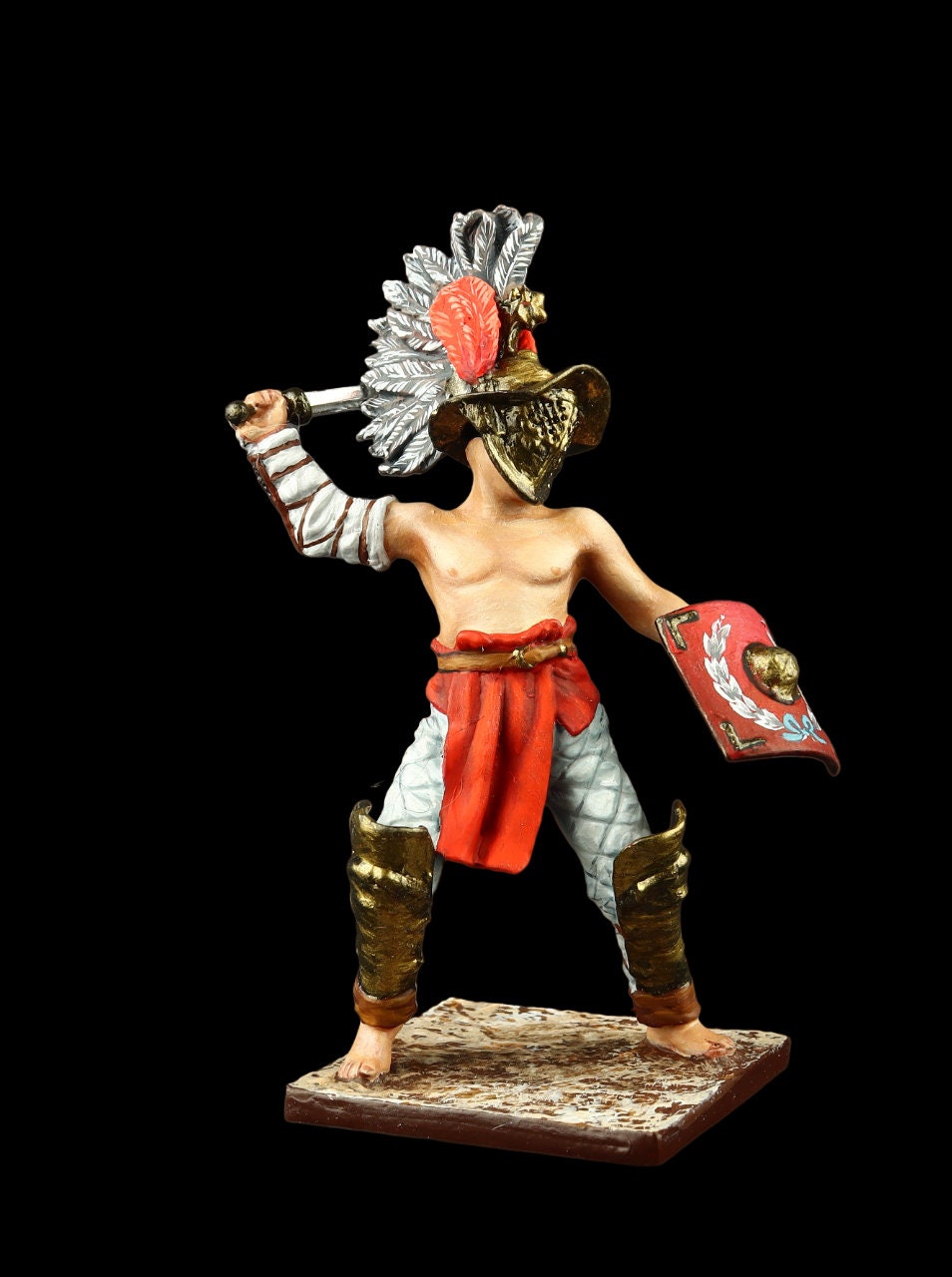 Tin Soldier Collectible Roman Gladiators Thraex 54 Mm Ancient Rome