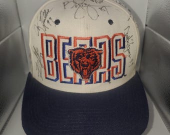 Vintage Chicago Bears Snapback Hat: Signed NFL Memorabilia