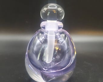 Signed Purple Heart Shaped Zellique Perfume Bottle # 26422 - Etsy