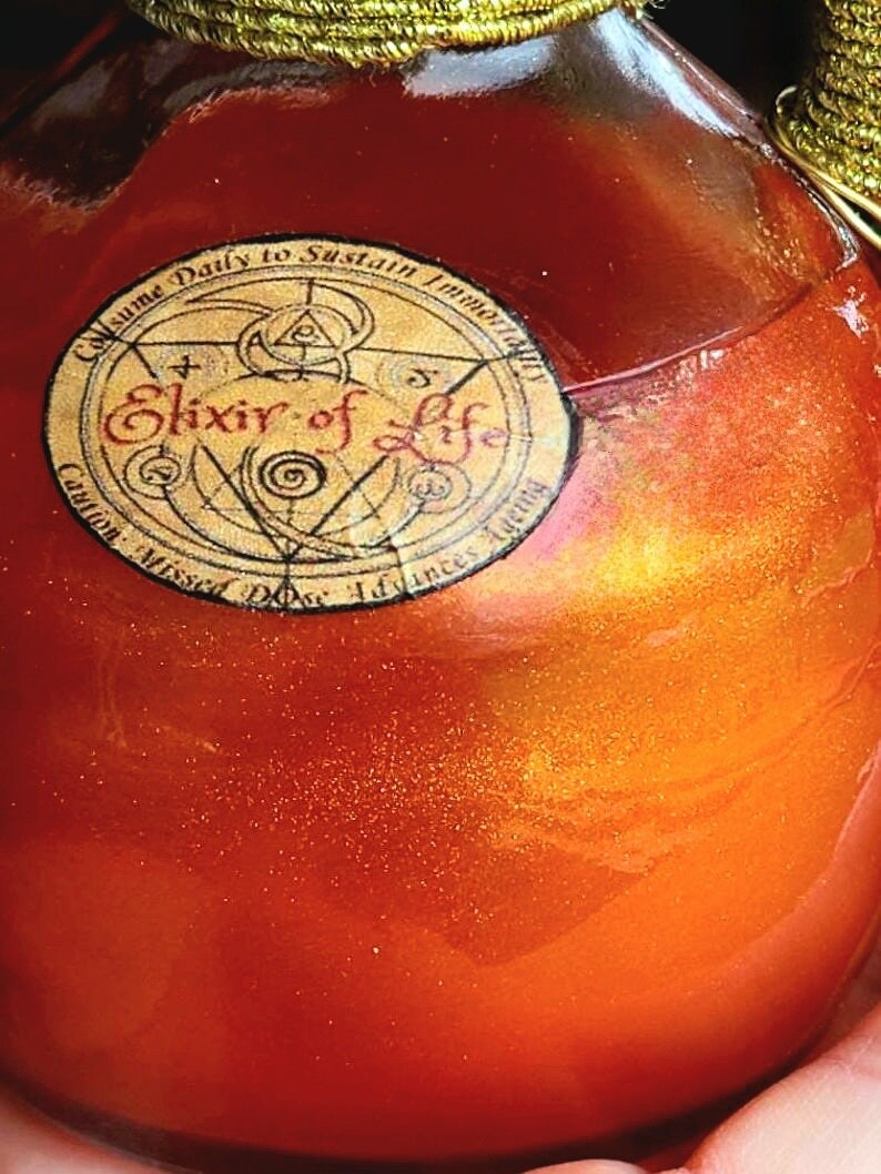 Harry Potter...potions...elixir of Life...nicolas Etsy