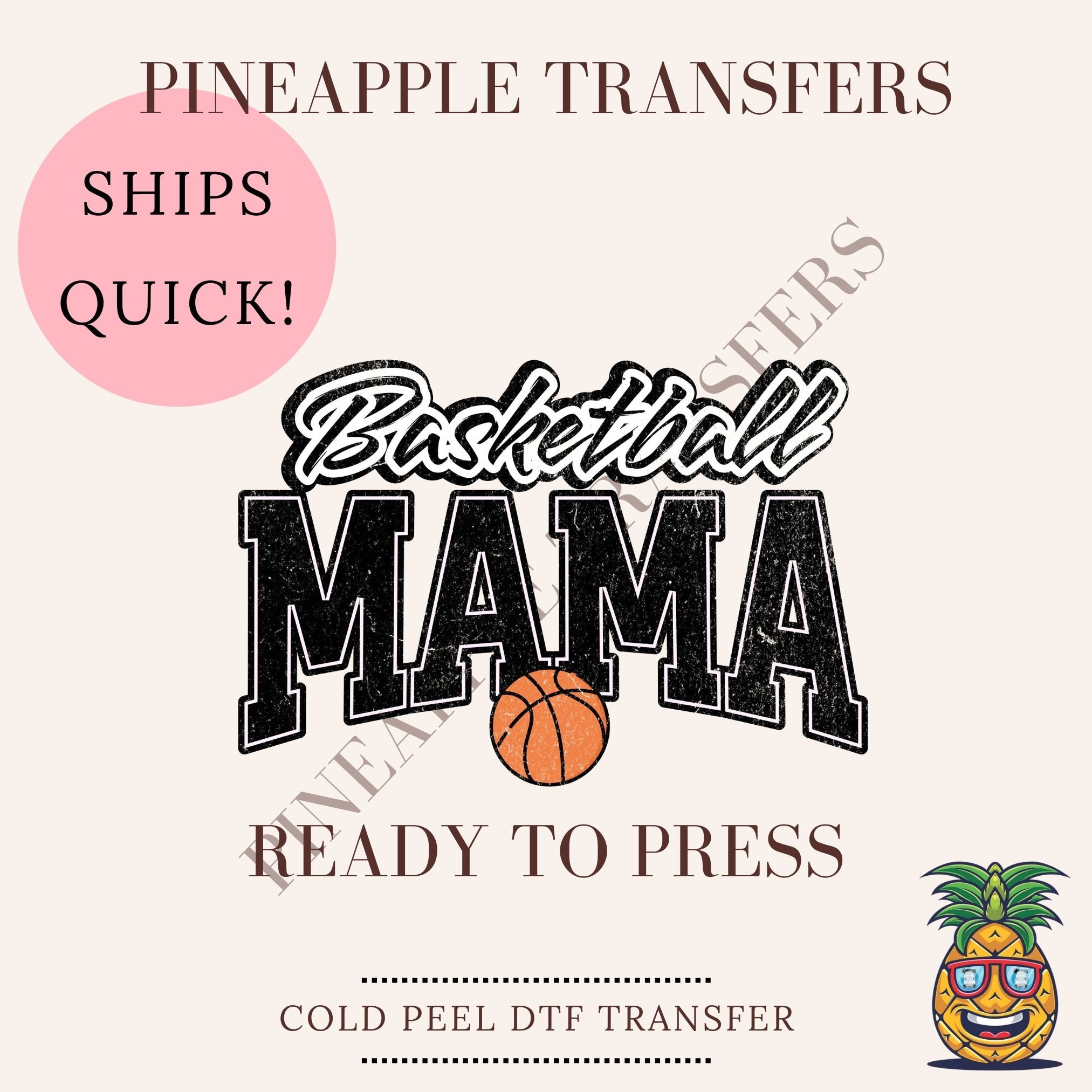 Basketball Mama | DTF Transfers | Ready to Press Direct to Film ...