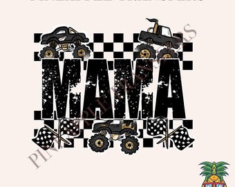 Monstertruck Mama | DTF transfers | Ready to press Direct to film Transfer | Quick shipping | Sports DTF