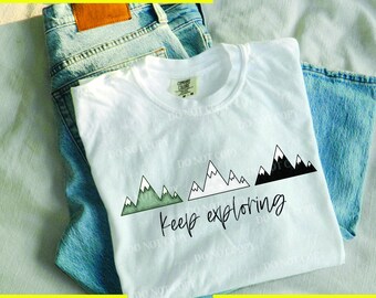 Camping DTF Transfer: Ready to Press Outdoorsy Design
