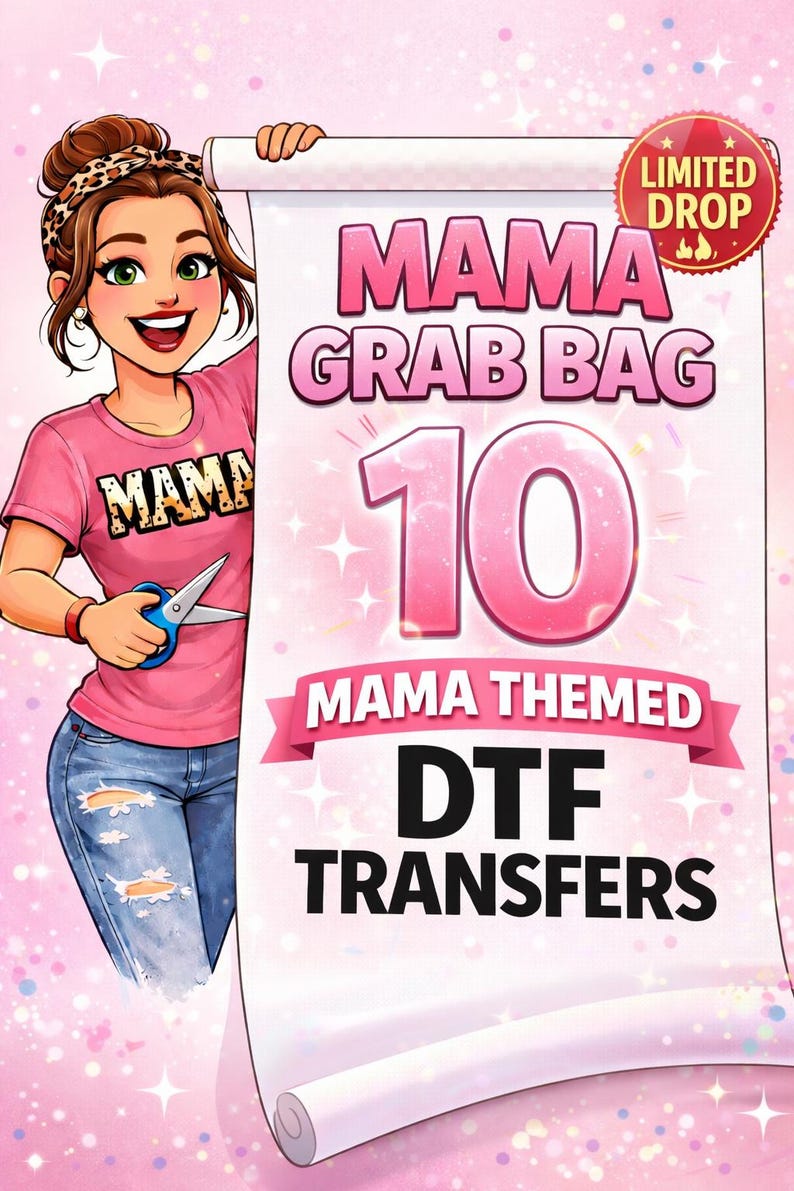 Adult Humor Transfers Grab Bag | 10 Print Mystery Bundle - Etsy