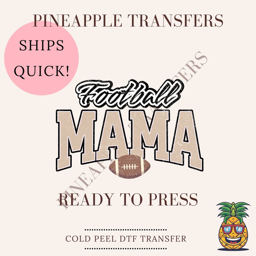 Football Mama | DTF Transfers | Ready to Press Direct to Film Transfer ...