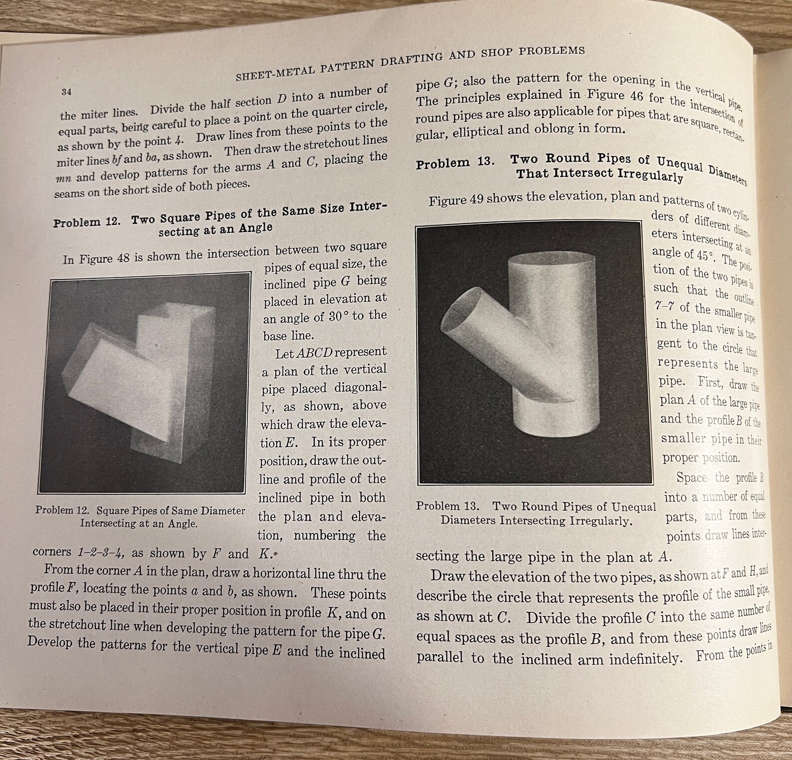 Sheetmetal Pattern Drafting and Shop Problems by James S. Daugherty