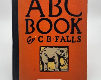 ABC Book by C.B. Falls (1929) Vintage Children's Book