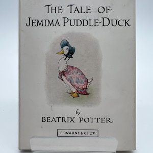The Tale of Jemima Puddle-Duck (1977) by Beatrix Potter, Vintage Book