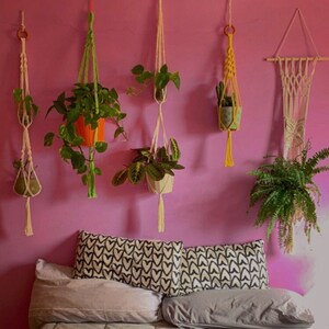 Double macramé planter (for 2 plants)