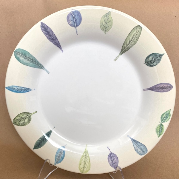Set of two (2) Portmeirion The Seasons Collection - Leaves dinner plates, 10 3/4”
