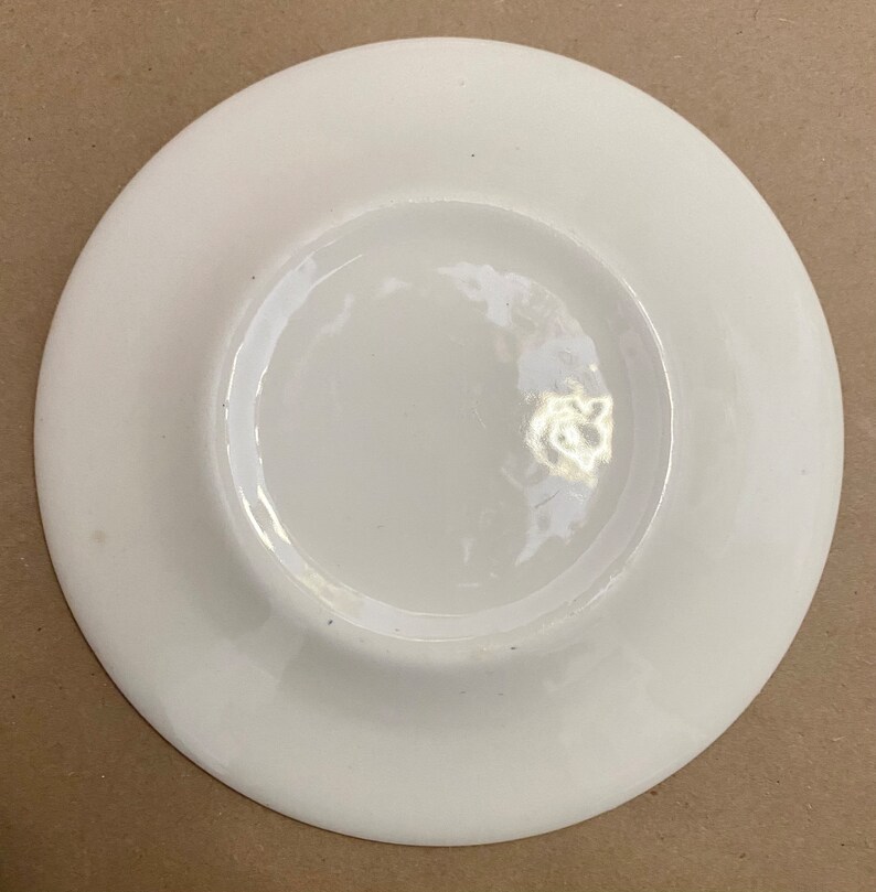 Set of 5 Vintage Currier & Ives Blue and White Bread Plates Etsy