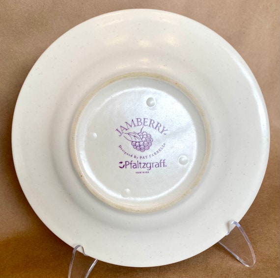 One (1) Pfalzgraff Jamberry Salad Plate 8” by Pat Farrell
