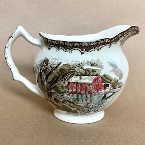 Vintage Johnson Brothers The Friendly Village Old Mill creamer
