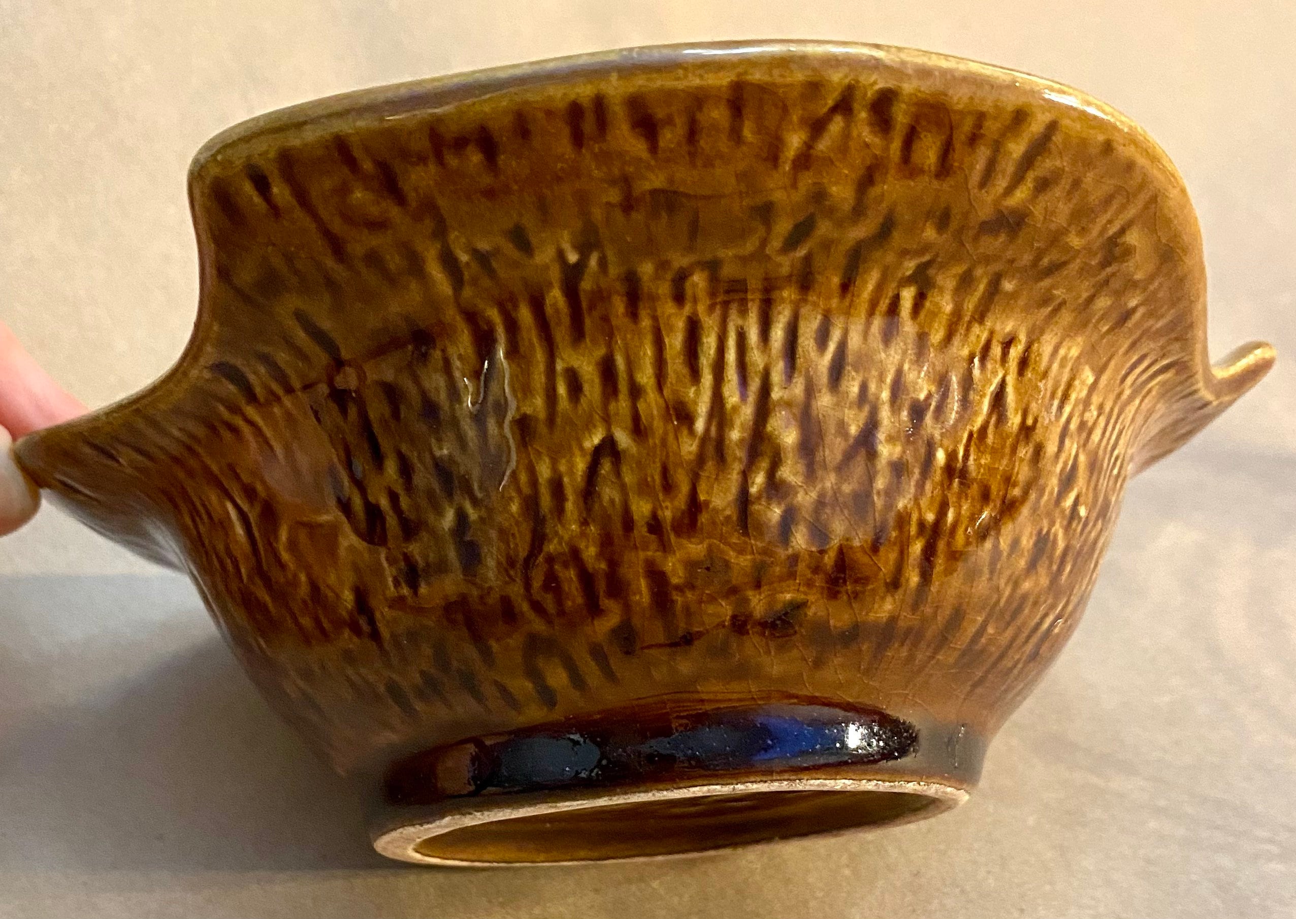 California Originals Pottery Vintage Small Bowl With Orange Etsy