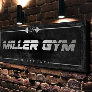 Etsy home gym decor cheap