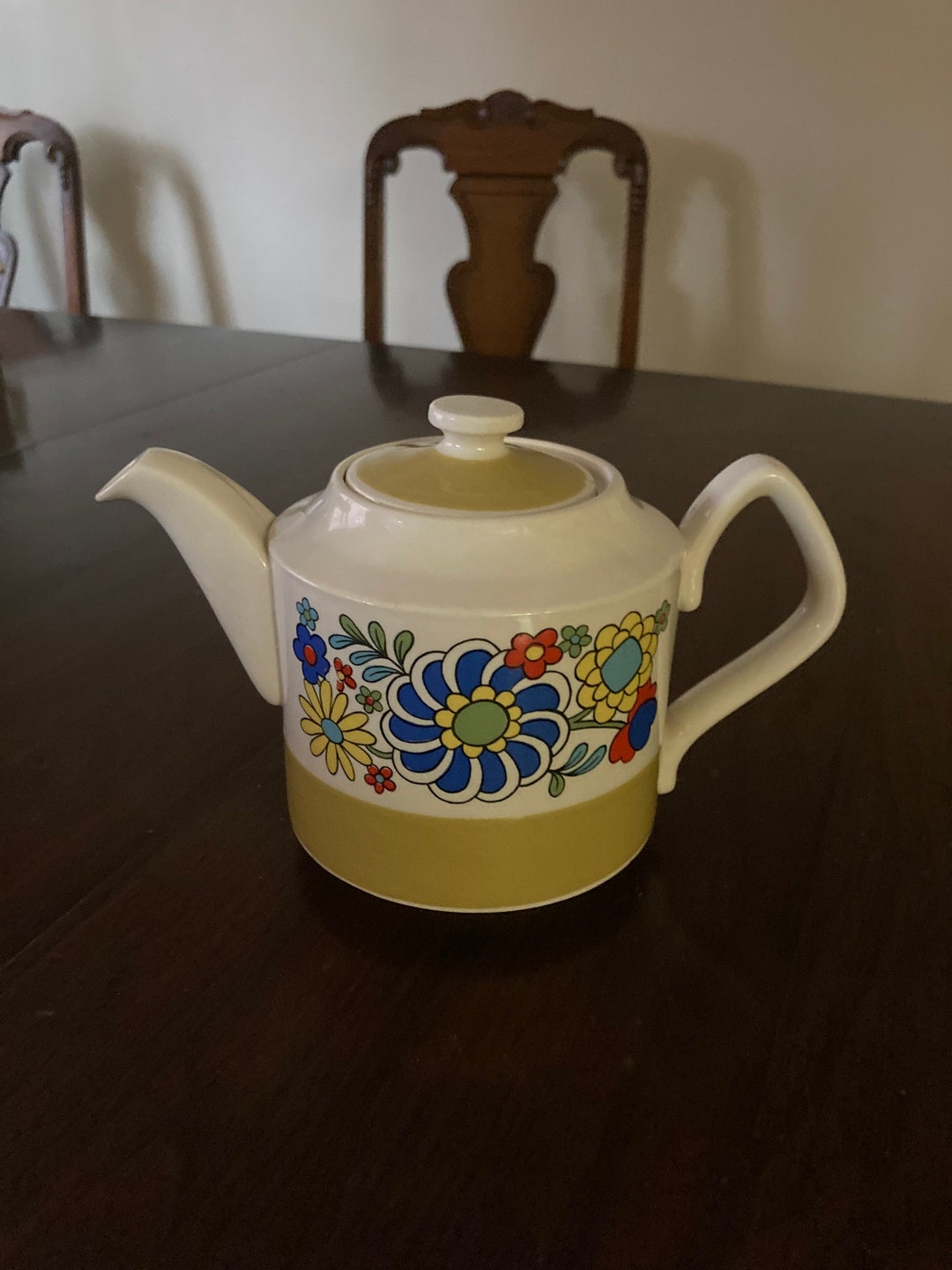 Sadler Made is Staffordshire England Small Teapot 1960's Etsy