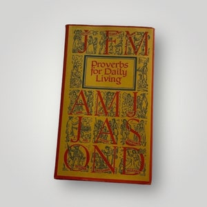 Vintage Sprüche für das tägliche Leben Buch von Joannes Troyer Hardcover - Inspiration aus den 1970er Jahren