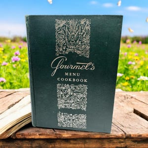 Gourmet's Menu Kochbuch Rezepte Vintage 1960er Rezeptbuch für unterhaltsame Dinnerpartys und mehr Gebundene Ausgabe