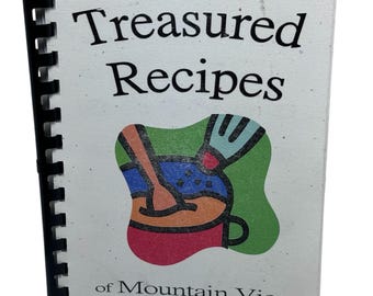 Mountain View Mennonite Church Cookbook  Treasured Recipes Hickory North Carolina