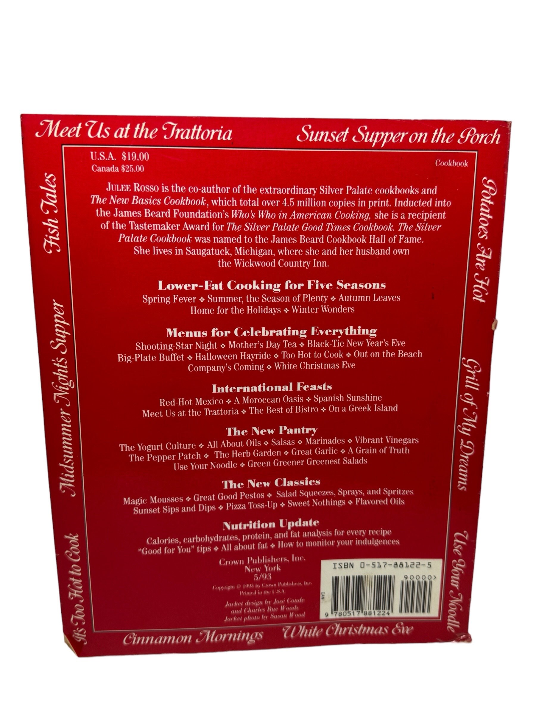 Great Good Food Cookbook AUTOGRAPHED Julee Rosso Co-author of Silver ...