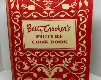 Betty Crocker’s Picture Cook Book 1950 Looseleaf Binder and Recipes First Edition 8th Printing  McGraw-Hill General Mills