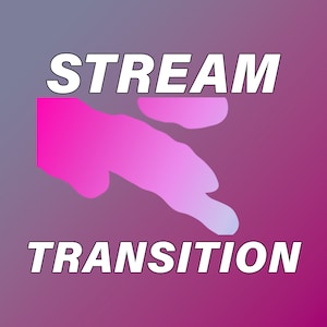 Transition Twitch Stinger | contraction de superposition | superposition de flux | transition dard | émoticône