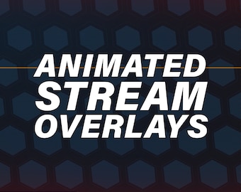 Animated Glitter Stream Overlay | Twitch & YouTube (Digital Download)