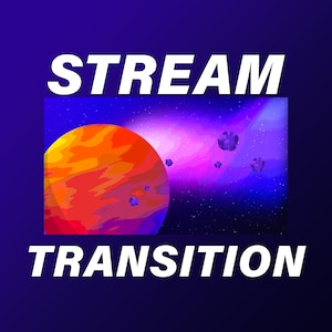 Transition Twitch Stinger | contraction de superposition | superposition de flux | transition dard | émoticône