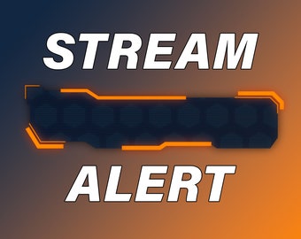 Animated Stream Alert | Twitch Overlay, YouTube, OBS (.webm Files) (Instant Download)