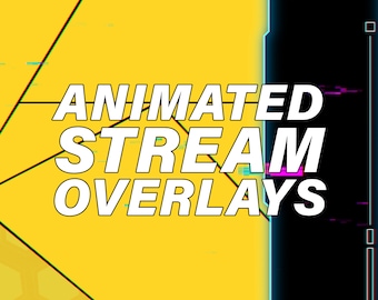 Animated Stream Overlay | Twitch & Youtube Screens (Digital Download)