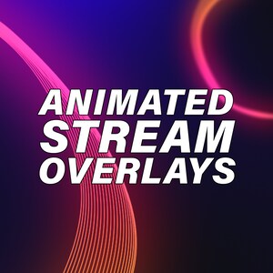 Twitch Overlay Stream Overlay Glitter Overlay Youtube - Etsy