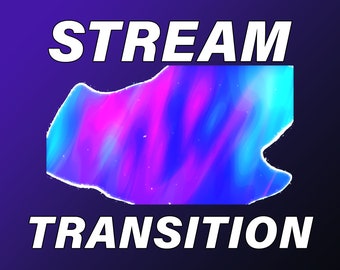 Twitch Stinger Transition | Stream Overlay for OBS (Digital Download)