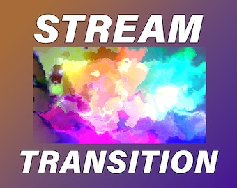Abstract Twitch Stinger Transition | Stream Overlay (Digital Download)
