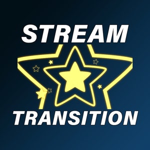 Transition Twitch Stinger | contraction de superposition | superposition de flux | transition dard | émoticône