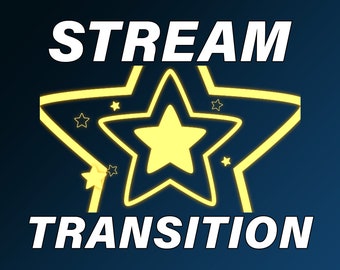 Star Stream Transition | Twitch Stinger Overlay (Digital Download)
