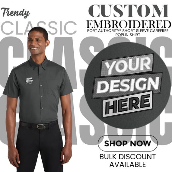 promotional short sleeve button down dress shirts Men's Short Sleeve Button-Down Dress Shirts