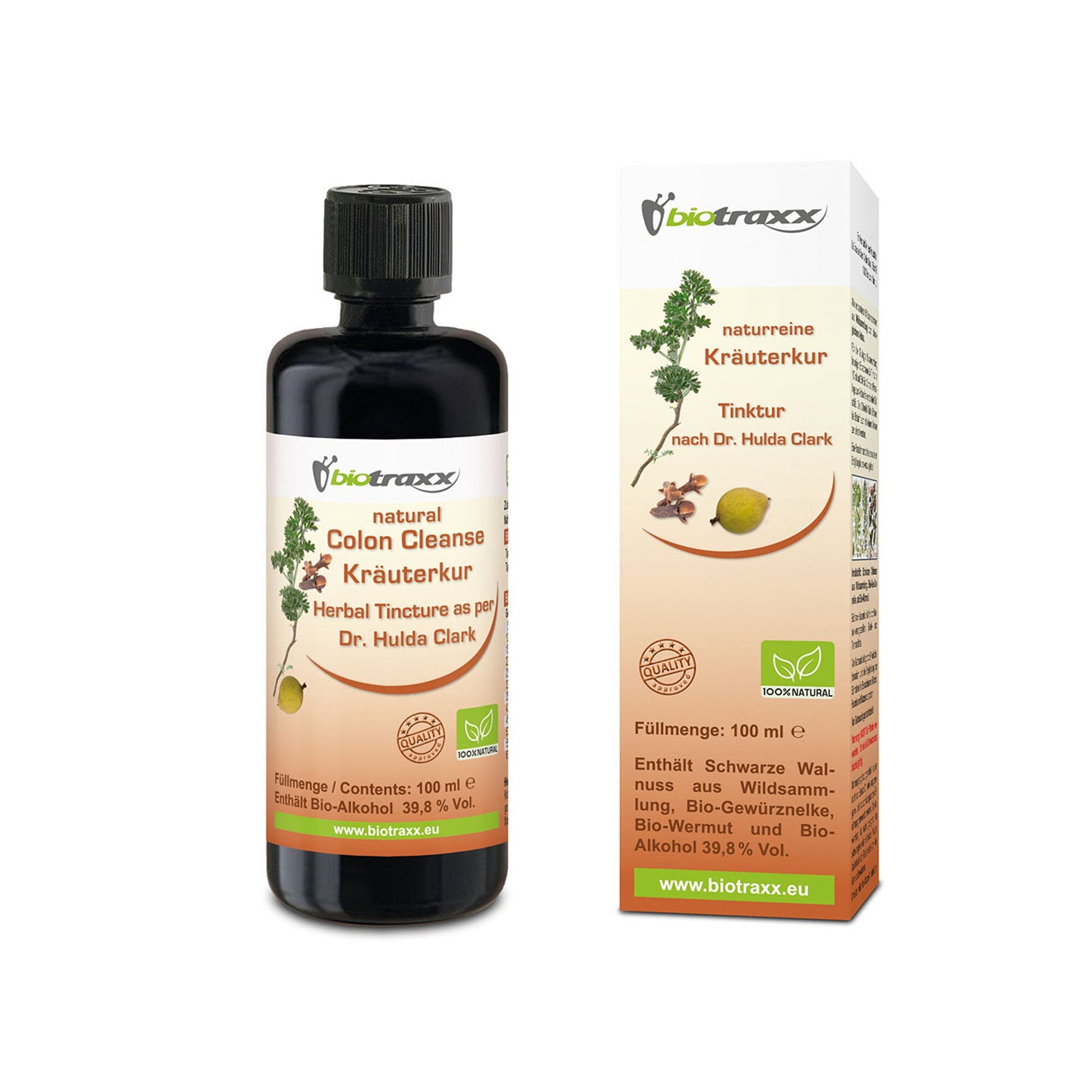 Biotraxx Parasite Cleanse Herbal Tincture by Dr. Hulda Clark, 100 Ml
