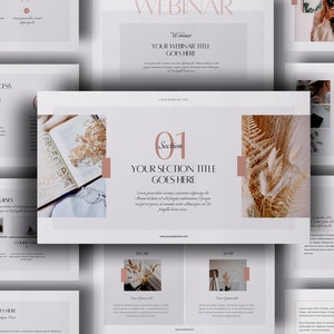Canva Slide Deck, Webinar-Vorlage, Masterclass-Vorlage, Kurspräsentation,Pitch Deck, Workshop-Folien, bearbeitbare Vorlage