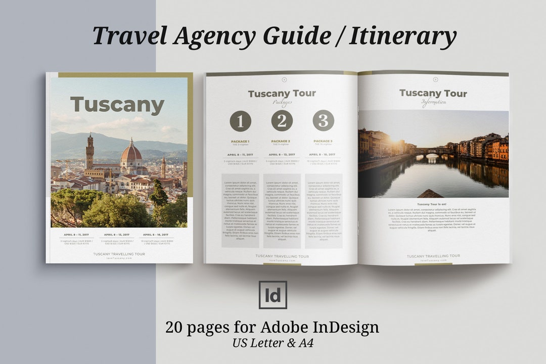 Travel Agency Guide Itinerary Template Indesign Brochure Ebook Travel Agency Guide Itinerary Template Indesign Brochure Ebook