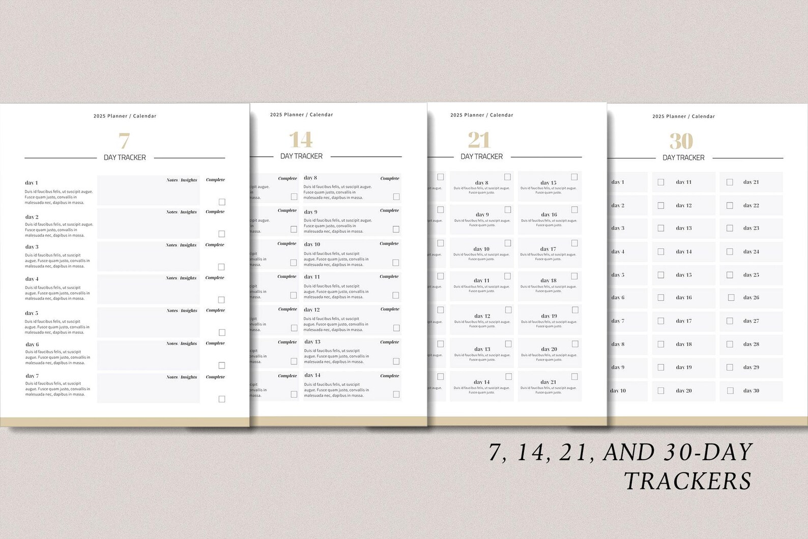 2025 Canva Planner Template, Editable Monthly Calendar Template ...