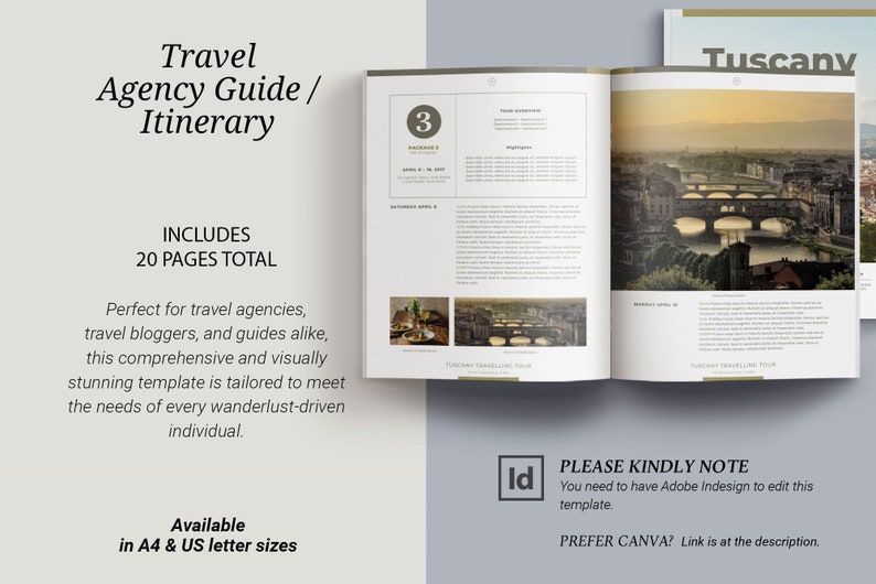 Travel Agency Guide Itinerary Template Indesign Brochure Ebook Travel Agency Guide Itinerary Template Indesign Brochure Ebook