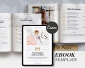 Canva eBook Template, eBook creator kit, canva template, Lead magnet, opt-in freebie template, eBook cover design